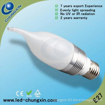 2012 Newest Warm White 1W LED Candle Light with Long Life